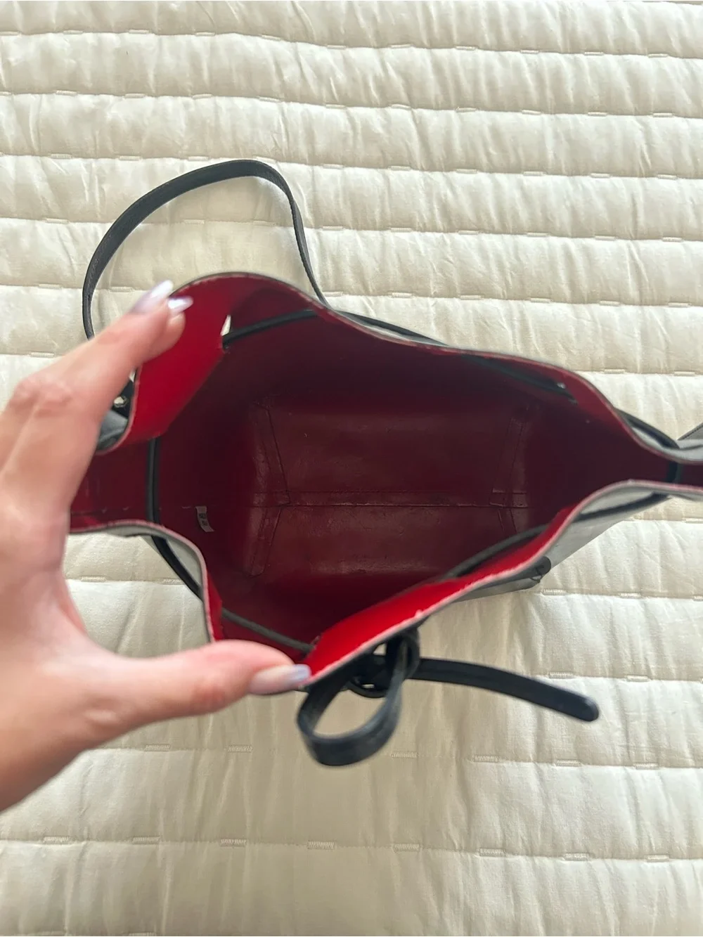 Mansur Gavriel Black Medium Bucket Bag